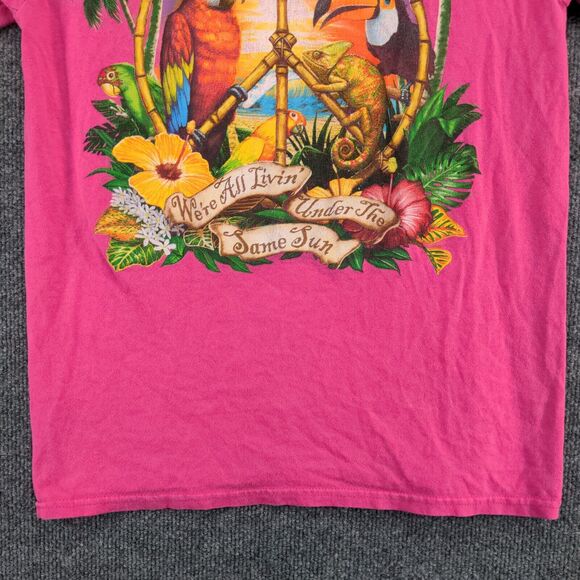 Ron Jon Surf Shop Men's We're All Livin' Under The Same Sun T-Shirt Pink Small - Picture 11 of 15